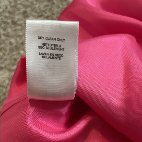 Michael by Michael Kors preppy floral mini summer dress pink size 8P designer - Picture 8 of 8